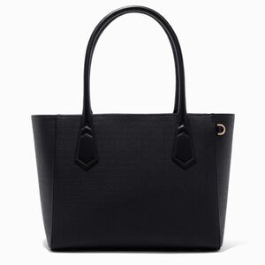 Dagne Dover Signature Tote in Onyx Black